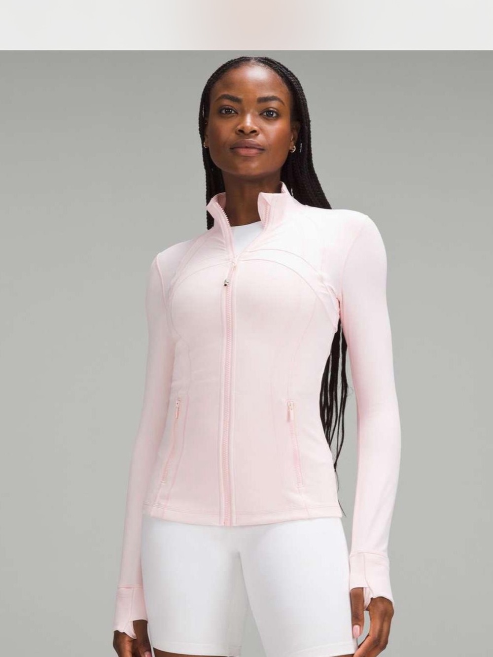lululemon athletica Light Pink Full-Zip Utility Jacket